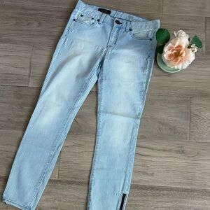 J. Crew Pinstriped Jeans